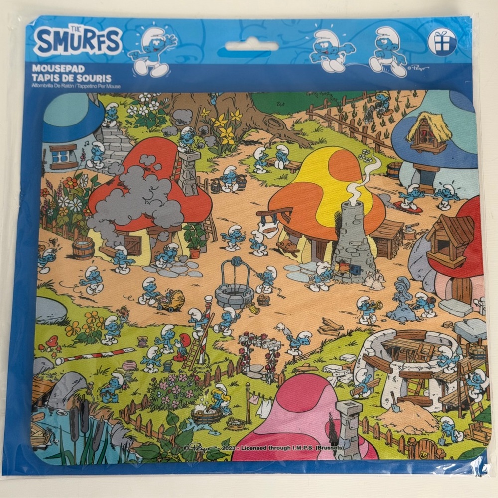 The Smurfs Mousepad - Colorful Design